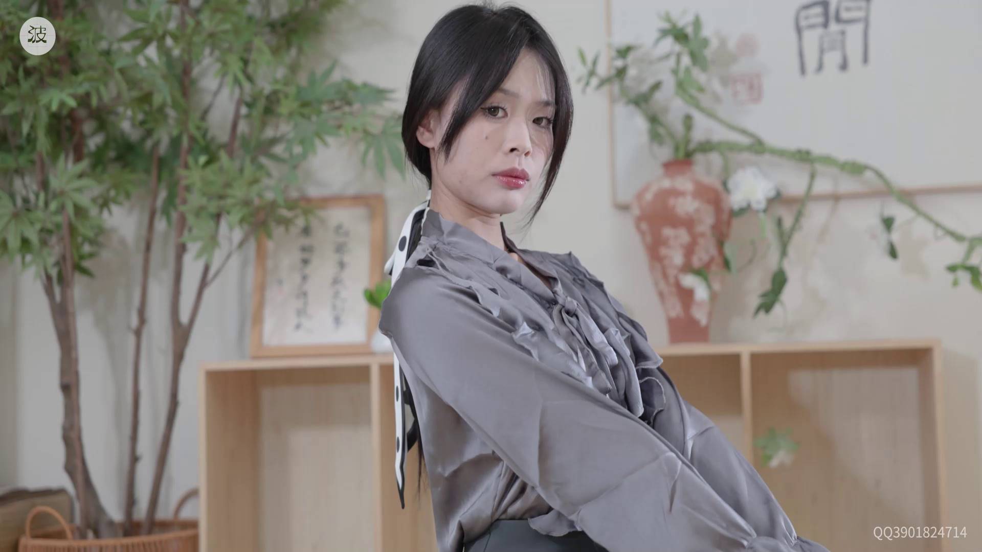 波丝姬 绑架女同事口球M腿震动强高